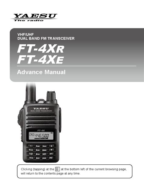 ft4x|Yaesu FT4X Manual Programming .
